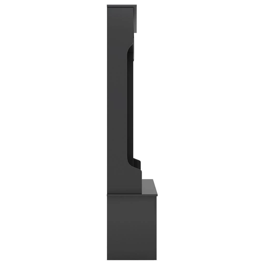 Black Bench Hall Tree with Ample Storage Space and 24-Shoe Cubbies by ATHMILE 2 Black Bench Hall Tree with Ample Storage Space and 24-Shoe Cubbies by ATHMILE - Image 2