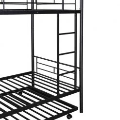 Black Metal Frame Twin Bed Frame by ATHMILE 13 Black Metal Frame Twin Bed Frame by ATHMILE -ATHMILE Sales Store black athmile kids beds dsmf291667aab 44 1000