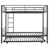 Black Metal Frame Twin Bed Frame by ATHMILE