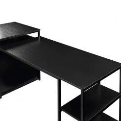 70.8 in. Retangular Black MDF Writing Desk by ATHMILE 14 70.8 in. Retangular Black MDF Writing Desk by ATHMILE -ATHMILE Sales Store black athmile kids desks ddwf196080aae 1f 1000