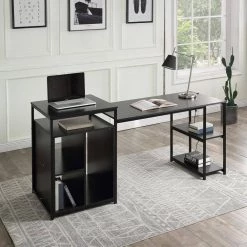 70.8 in. Retangular Black MDF Writing Desk by ATHMILE 17 70.8 in. Retangular Black MDF Writing Desk by ATHMILE -ATHMILE Sales Store black athmile kids desks ddwf196080aae 31 1000