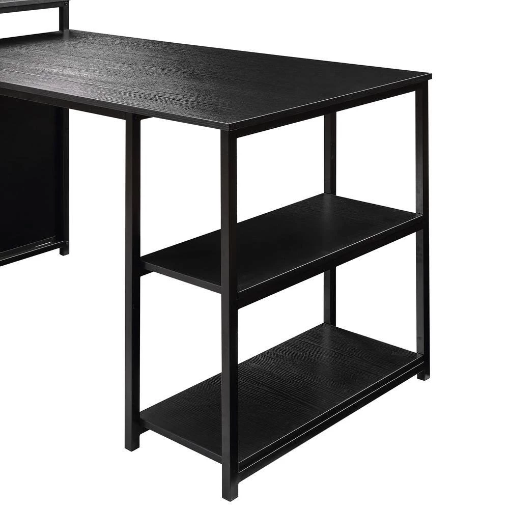 70.8 in. Retangular Black MDF Writing Desk by ATHMILE 5 70.8 in. Retangular Black MDF Writing Desk by ATHMILE - Image 5