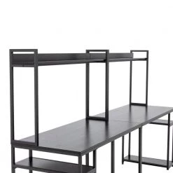 94.6 in. Retangular Black MDF Writing Desk by ATHMILE -ATHMILE Sales Store black athmile kids desks ddwf199091aab c3 1000