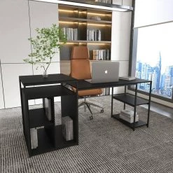70.80 in. Retangular Black Computer Desk by ATHMILE 13 70.80 in. Retangular Black Computer Desk by ATHMILE -ATHMILE Sales Store black athmile kids desks dztwf196080aae 31 1000