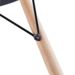 31.5 in. Black Round Wood Top Dining Table by ATHMILE -ATHMILE Sales Store black athmile kitchen dining tables dsw23435254 4f 1000