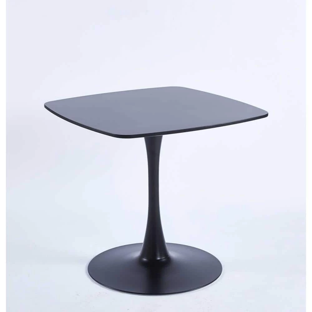 MDF Top Black Square Dining Table by ATHMILE 1 MDF Top Black Square Dining Table by ATHMILE