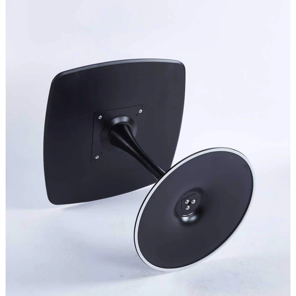 MDF Top Black Square Dining Table by ATHMILE 2 MDF Top Black Square Dining Table by ATHMILE - Image 2