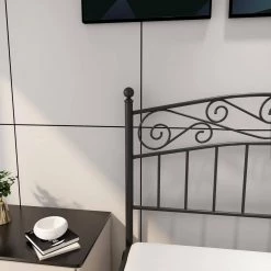 77.95 in. W Black Metal Frame Twin Platform Bed by ATHMILE 13 77.95 in. W Black Metal Frame Twin Platform Bed by ATHMILE -ATHMILE Sales Store black athmile platform beds gz b2w20221033 44 1000