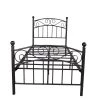 77.95 in. W Black Metal Frame Twin Platform Bed by ATHMILE