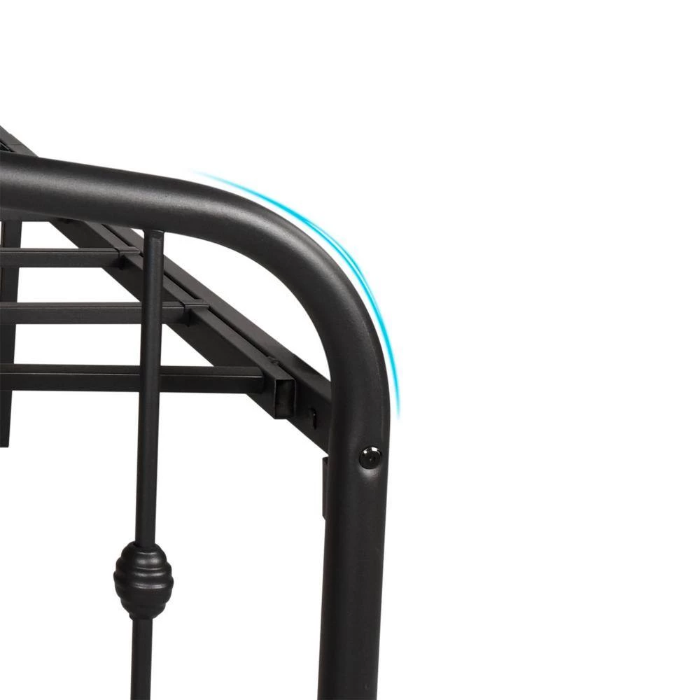 77.95 in. W Black Full Size Metal Platform Bed by ATHMILE 5 77.95 in. W Black Full Size Metal Platform Bed by ATHMILE - Image 5