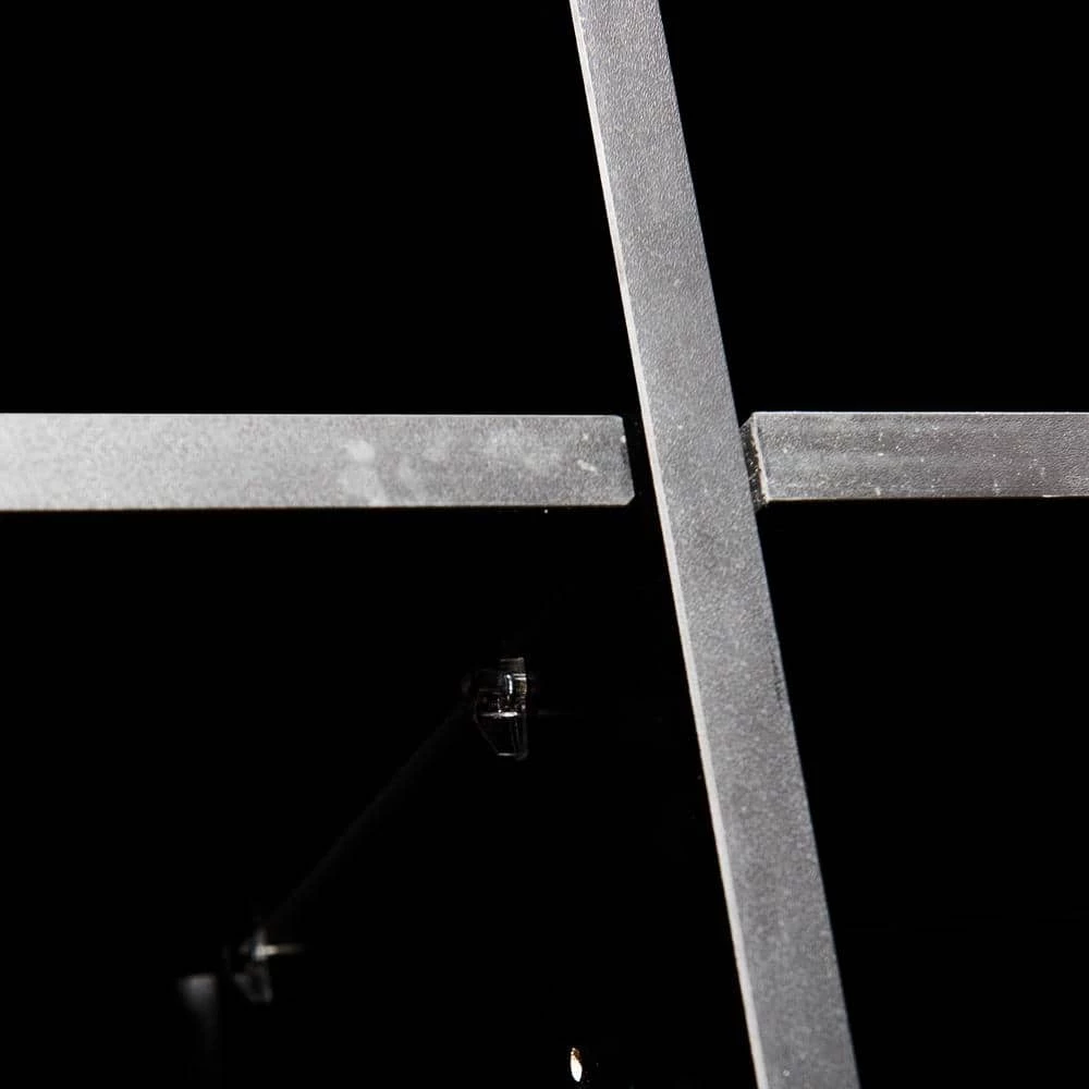 Black Sideboard Storage Cabinet High Gloss with LED Light by ATHMILE 4 Black Sideboard Storage Cabinet High Gloss with LED Light by ATHMILE - Image 4