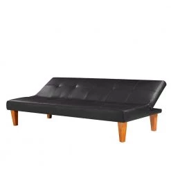68.11 in. W PU Leather Convertible Folding Futon Twin Size Sofa Bed by ATHMILE -ATHMILE Sales Store black athmile sofa beds gz b2w5880017 44 1000