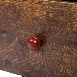 1-Drawer Black Brown Nightstand (Set of 2) by ATHMILE 11 1-Drawer Black Brown Nightstand (Set of 2) by ATHMILE -ATHMILE Sales Store black brown athmile nightstands ddw104146396 1f 1000