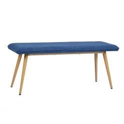 Dining Room Blue Bench 18.3 in. H x 45.3 in. W x 15.3 in. D by ATHMILE