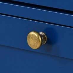 44.9 in. Blue Standard Rectangle Wood Console Table by ATHMILE -ATHMILE Sales Store blue athmile console tables ddwf289495aav c3 1000