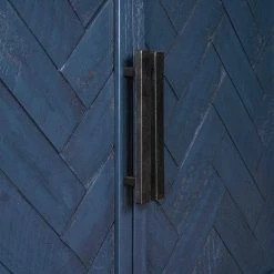 15 in. Antique Blue Standard Rectangle Wood Console Table by ATHMILE -ATHMILE Sales Store blue athmile console tables dswf284635aav 44 1000