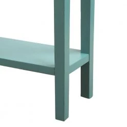 60.03 in. W Blue Standard Rectangle Wood Console Table by ATHMILE -ATHMILE Sales Store blue athmile console tables gz b2w20221371 76 1000