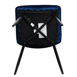 Blue Fabric Dining Chairs (Set of 2) by ATHMILE -ATHMILE Sales Store blue athmile dining chairs ddw21037658 1f 1000