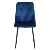 Blue Fabric Dining Chairs (Set of 2) by ATHMILE