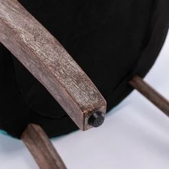 Blue Thickened Fabric Chairs with Neutrally Toned Solid Wood Legs (Set of 2) by ATHMILE 15 Blue Thickened Fabric Chairs with Neutrally Toned Solid Wood Legs (Set of 2) by ATHMILE -ATHMILE Sales Store blue athmile dining chairs gz b2w20222139 fa 1000