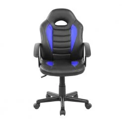 Blue Swivel Gaming Chair with Adjustable Height by ATHMILE