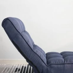 Blue Fabric Single Sofa Reclining Chair Japanese Chair Lazy Sofa Tatami Balcony Reclining Chair Leisure Sofa by ATHMILE 14 Blue Fabric Single Sofa Reclining Chair Japanese Chair Lazy Sofa Tatami Balcony Reclining Chair Leisure Sofa by ATHMILE -ATHMILE Sales Store blue athmile gaming chairs gz w24417794 44 1000