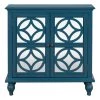 Blue Sideboard with Mirror Door by ATHMILE