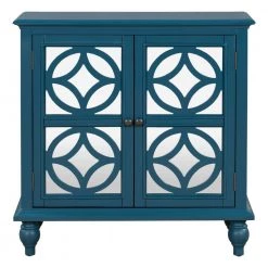 Blue Sideboard with Mirror Door by ATHMILE
