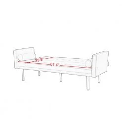 Blue 68 in. Velvet Square Arm Twin Size Sleeper Sofa by ATHMILE 15 Blue 68 in. Velvet Square Arm Twin Size Sleeper Sofa by ATHMILE -ATHMILE Sales Store blue athmile sofa beds gz w22336750 c3 1000