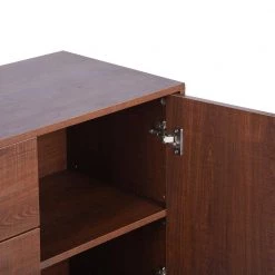 Brown China Cabinet by ATHMILE -ATHMILE Sales Store brown athmile accent cabinets ddw131449239 4f 1000