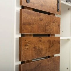 Brown China Cabinet by ATHMILE -ATHMILE Sales Store brown athmile accent cabinets ddw33133052 c3 1000