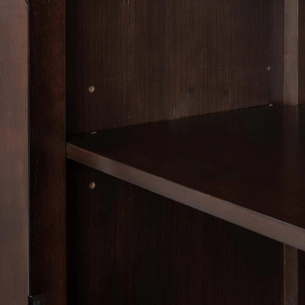 Brown Wood Accent Buffet Sideboard Storage Cabinet with Doors and Adjustable Shelf by ATHMILE 6 Brown Wood Accent Buffet Sideboard Storage Cabinet with Doors and Adjustable Shelf by ATHMILE - Image 6