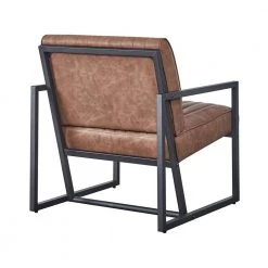 Brown Leather Leisure Chair by ATHMILE 10 Brown Leather Leisure Chair by ATHMILE -ATHMILE Sales Store brown athmile accent chairs cc 21606 1f 1000