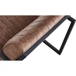 Brown Modern Design High Quality PU with Steel Frame Armchair (Set of 1) by ATHMILE 12 Brown Modern Design High Quality PU with Steel Frame Armchair (Set of 1) by ATHMILE -ATHMILE Sales Store brown athmile accent chairs gz w24002857 1f 1000