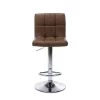 21.85 in. H Brown PU Bar Stool (Set of 2) by ATHMILE