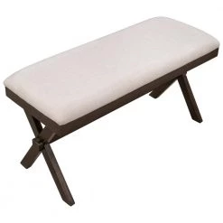 Brown Upholstered Dining Bench with Beige Cushion (37.8 in. L x 15 in. D x 19.5 in. H) by ATHMILE 12 Brown Upholstered Dining Bench with Beige Cushion (37.8 in. L x 15 in. D x 19.5 in. H) by ATHMILE -ATHMILE Sales Store brown athmile bedroom benches gz b2w20221261 44 1000