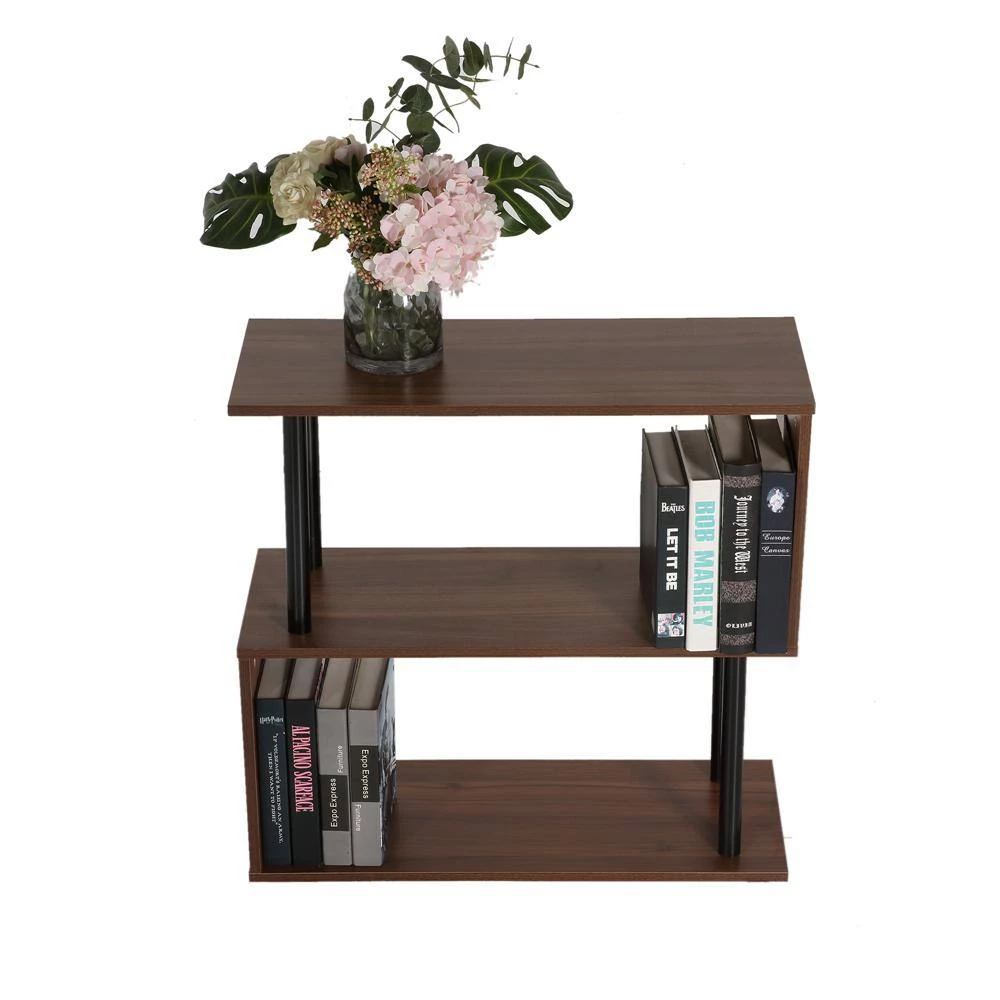 30" in. Wide Lacquered 2-Shelf Bookcase by ATHMILE 5 30" in. Wide Lacquered 2-Shelf Bookcase by ATHMILE - Image 5