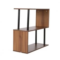 30" in. Wide Lacquered 2-Shelf Bookcase by ATHMILE 8 30" in. Wide Lacquered 2-Shelf Bookcase by ATHMILE -ATHMILE Sales Store brown athmile bookcases bookshelves ddb01049993 4f 1000