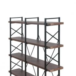 71 in. Brown 5-Shelf Standard Bookcase by ATHMILE 11 71 in. Brown 5-Shelf Standard Bookcase by ATHMILE -ATHMILE Sales Store brown athmile bookcases bookshelves dswf287034aae 4f 1000