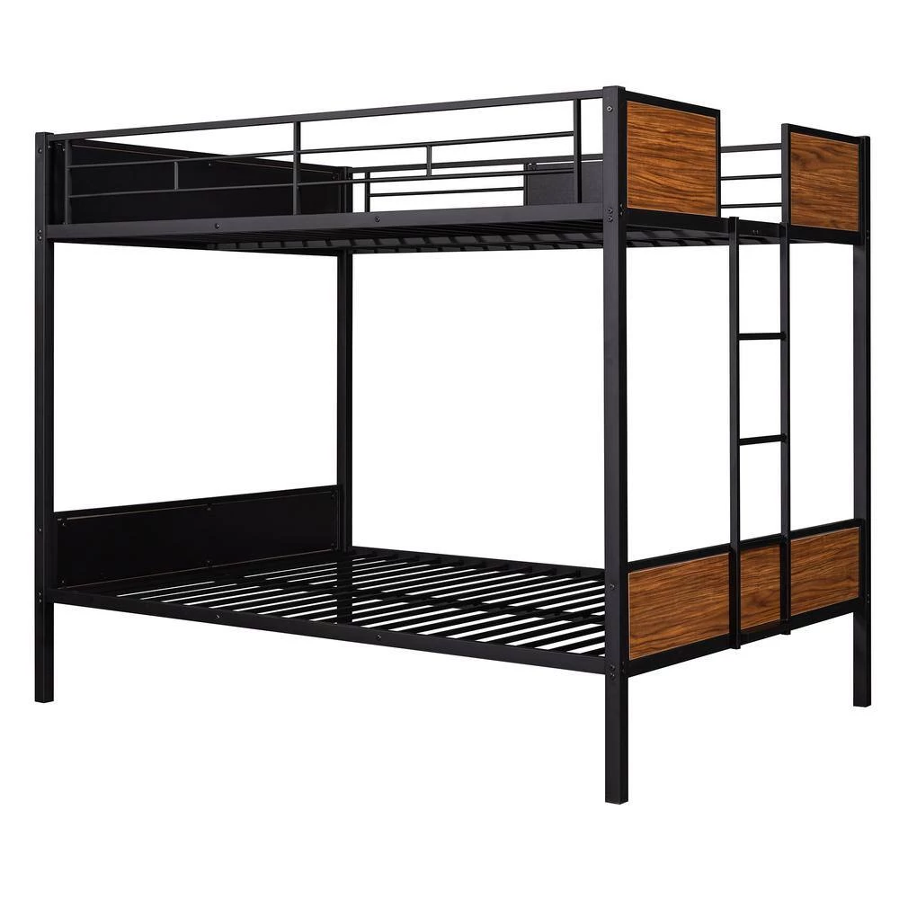 Brown Full-over-full Bunk Bed by ATHMILE 6 Brown Full-over-full Bunk Bed by ATHMILE - Image 6