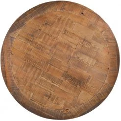 35 .8 in. Brown with Storage Shelf Round Wood Coffee Table by ATHMILE -ATHMILE Sales Store brown athmile coffee tables gz b2w20220303 4f 1000