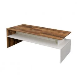 Brown 47.24 in. Rectangle Wood Coffee Table by ATHMILE -ATHMILE Sales Store brown athmile coffee tables gz b2w20220697 1f 1000