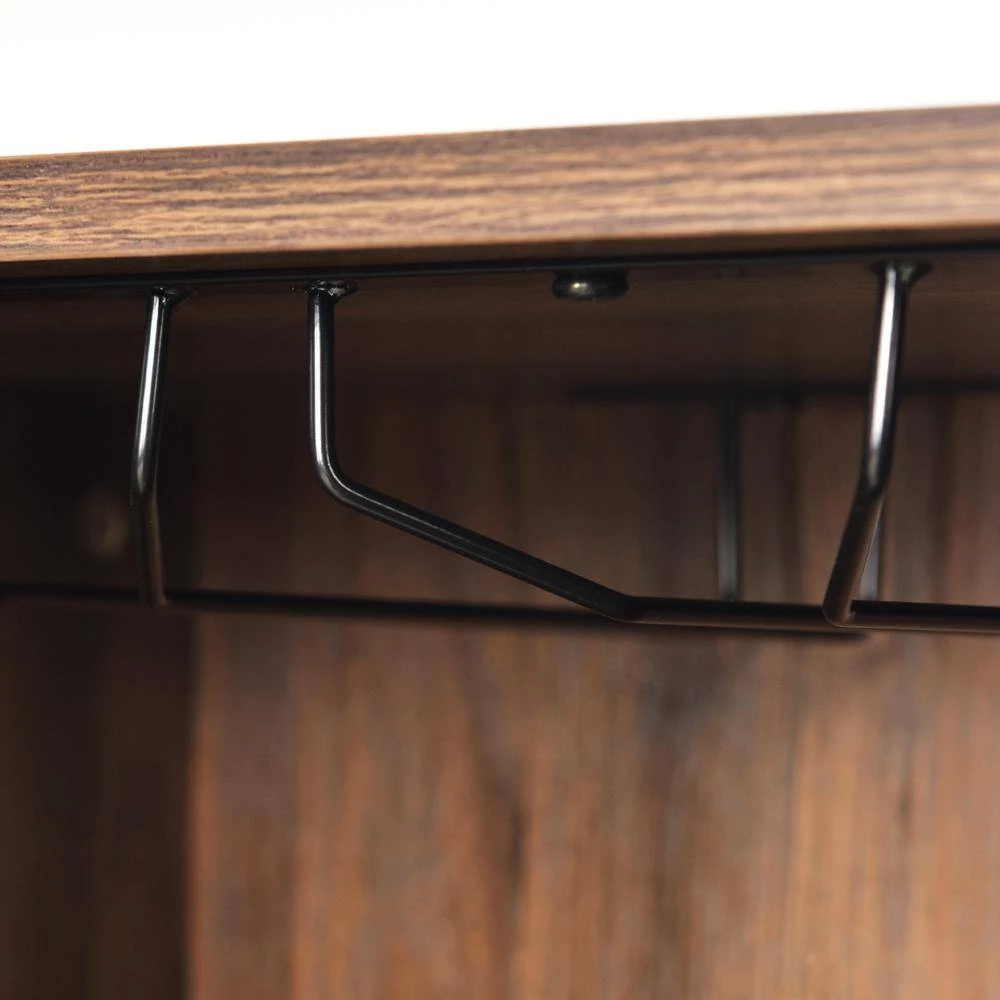 34.65 in. Brown Standard Rectangle MDF Console Table by ATHMILE 3 34.65 in. Brown Standard Rectangle MDF Console Table by ATHMILE - Image 3