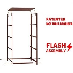 17.75 in. Brown Standard Rectangle Wood Console Table by ATHMILE -ATHMILE Sales Store brown athmile console tables dsw104143046 4f 1000