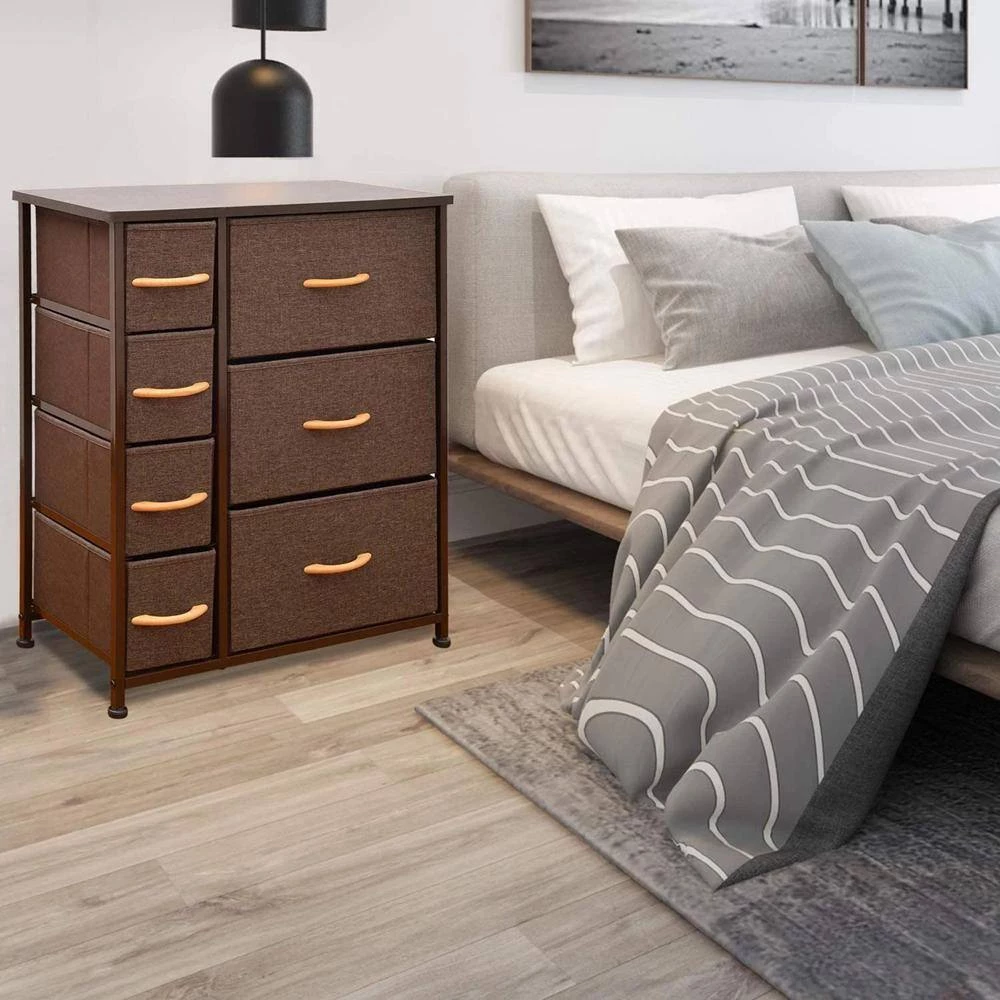 25 in. Brown Standard Rectangle Wood Console Table by ATHMILE 6 25 in. Brown Standard Rectangle Wood Console Table by ATHMILE - Image 6