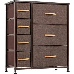 25 in. Brown Standard Rectangle Wood Console Table by ATHMILE