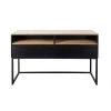 47.24 in. Brown Standard Rectangle Wood Console Table by ATHMILE