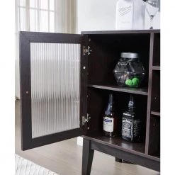 60 in. Dark Brown Standard Rectangle Wood Console Table by ATHMILE 11 60 in. Dark Brown Standard Rectangle Wood Console Table by ATHMILE -ATHMILE Sales Store brown athmile console tables dsw96539592 4f 1000