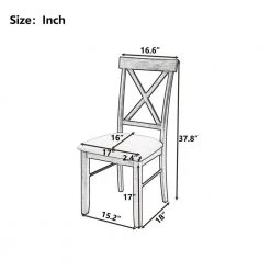 Brown Upholstered X-Back Dining Chairs (Set of 2) by ATHMILE 10 Brown Upholstered X-Back Dining Chairs (Set of 2) by ATHMILE -ATHMILE Sales Store brown athmile dining chairs gz b2w20221258 c3 1000