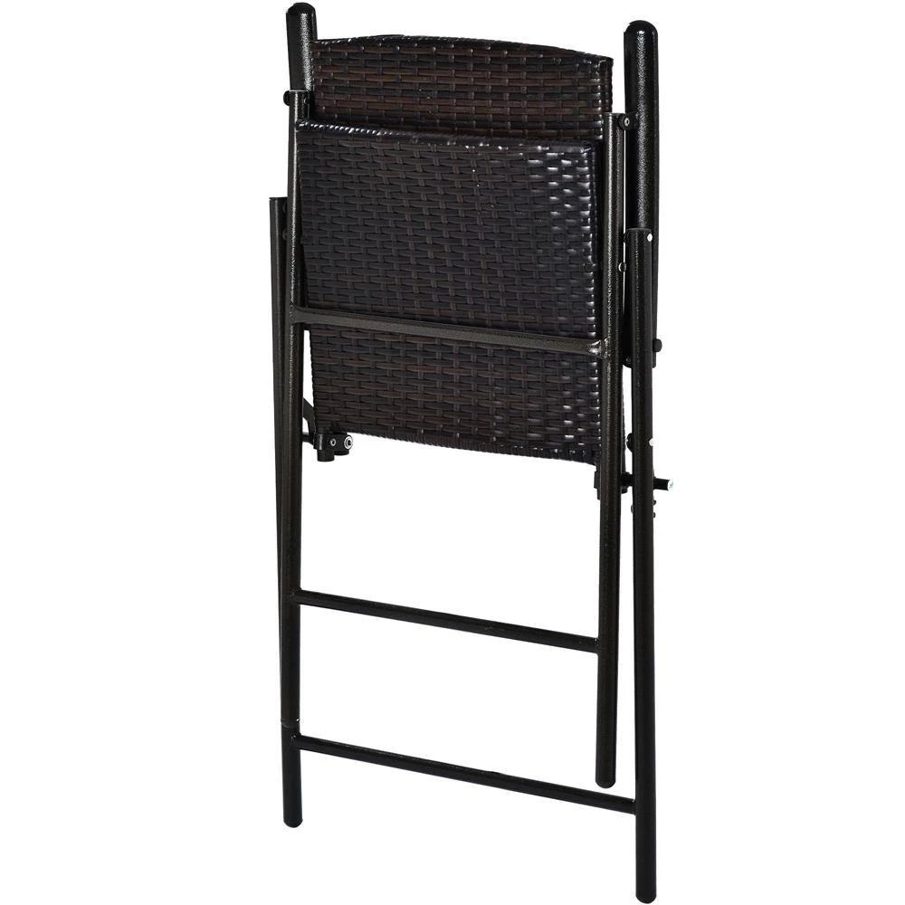 5-Piece Brown Glass Top Table Set (Seats-4) by ATHMILE 4 5-Piece Brown Glass Top Table Set (Seats-4) by ATHMILE - Image 4